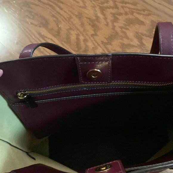 Michael Kors Burgundy Tote Bag - Picture 6 of 10